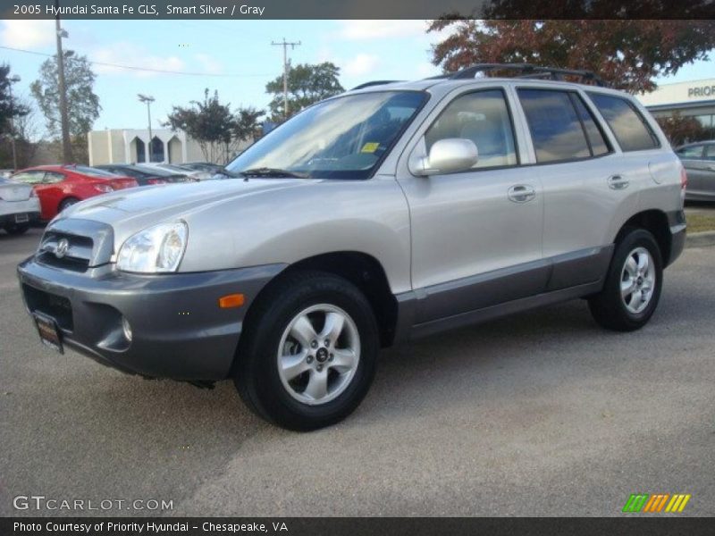 Smart Silver / Gray 2005 Hyundai Santa Fe GLS
