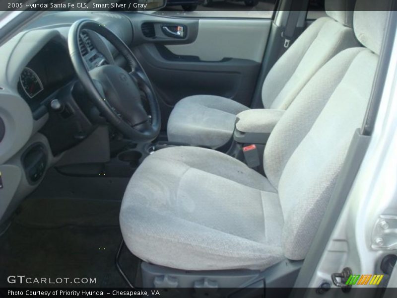  2005 Santa Fe GLS Gray Interior
