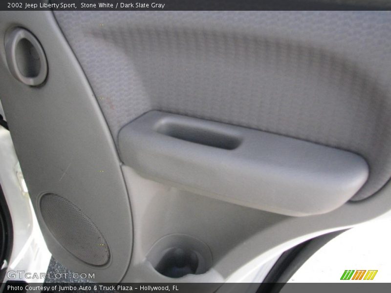 Stone White / Dark Slate Gray 2002 Jeep Liberty Sport
