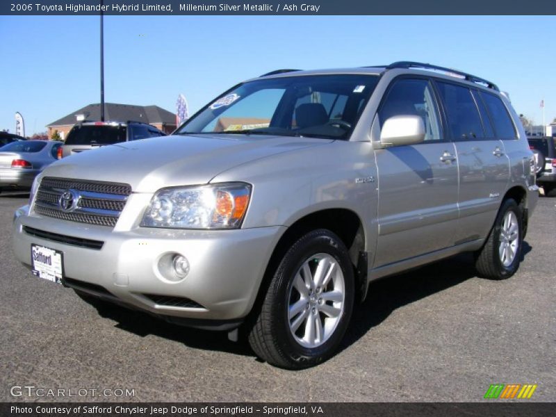 Millenium Silver Metallic / Ash Gray 2006 Toyota Highlander Hybrid Limited