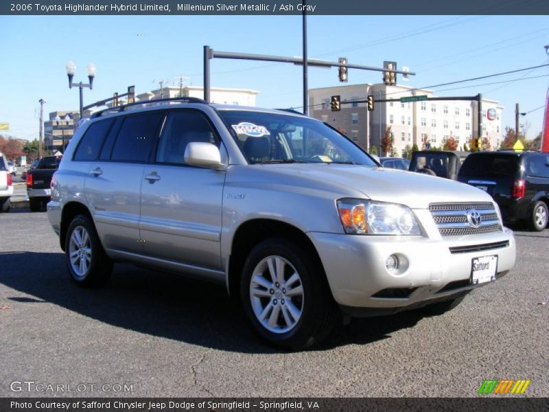 Millenium Silver Metallic / Ash Gray 2006 Toyota Highlander Hybrid Limited