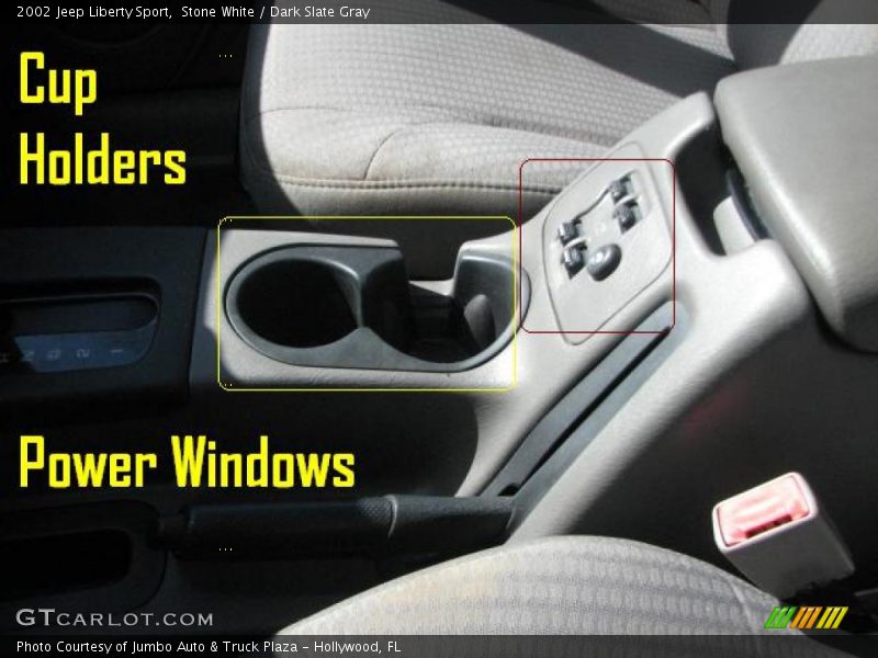 Stone White / Dark Slate Gray 2002 Jeep Liberty Sport