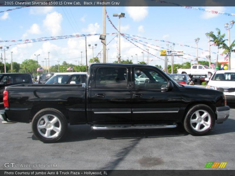 Black / Medium Gray 2005 Chevrolet Silverado 1500 LS Crew Cab