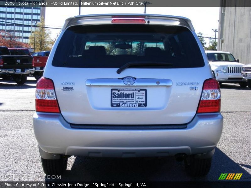 Millenium Silver Metallic / Ash Gray 2006 Toyota Highlander Hybrid Limited