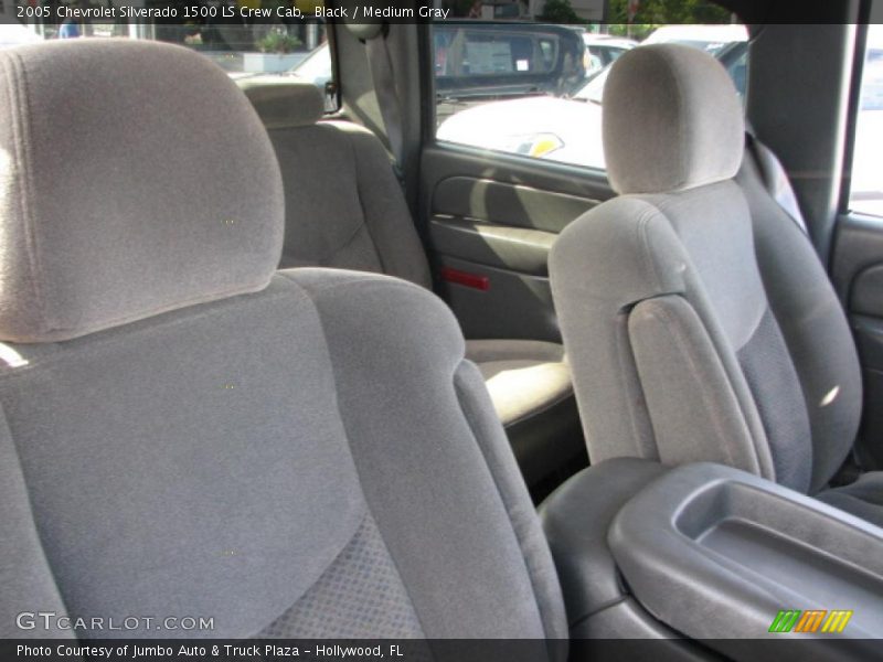Black / Medium Gray 2005 Chevrolet Silverado 1500 LS Crew Cab