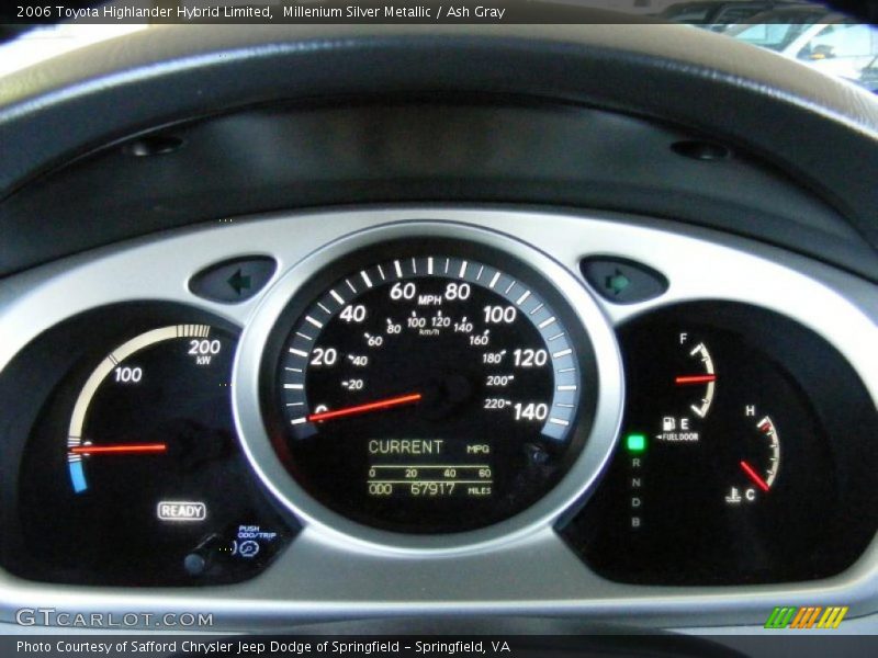 Millenium Silver Metallic / Ash Gray 2006 Toyota Highlander Hybrid Limited