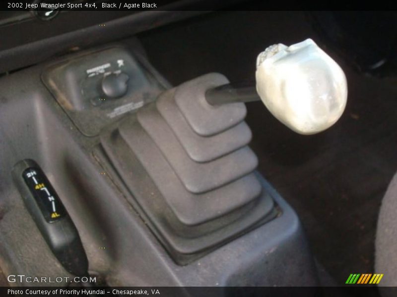 Black / Agate Black 2002 Jeep Wrangler Sport 4x4