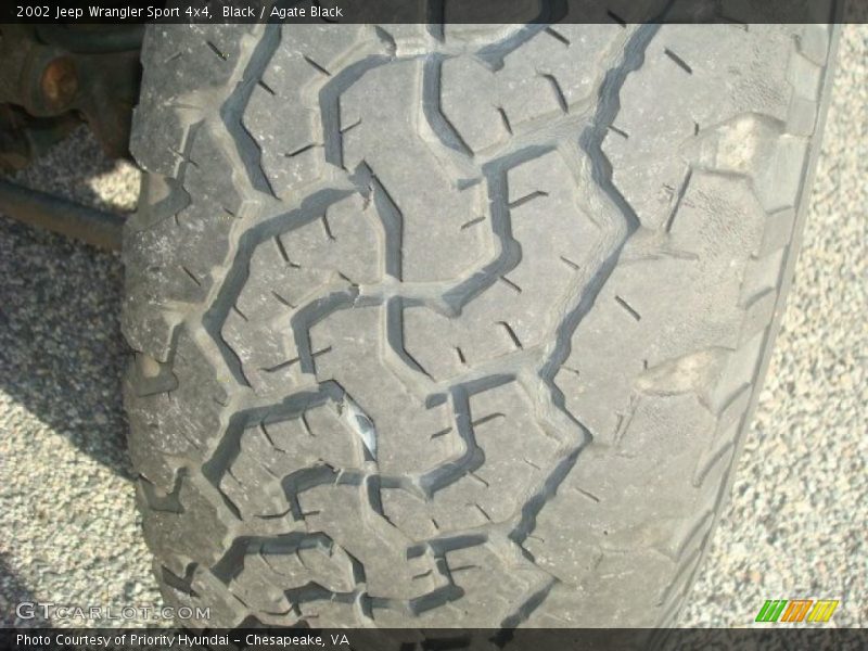 Black / Agate Black 2002 Jeep Wrangler Sport 4x4
