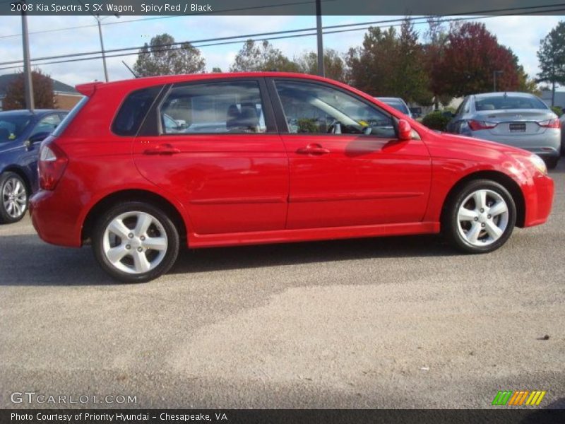  2008 Spectra 5 SX Wagon Spicy Red