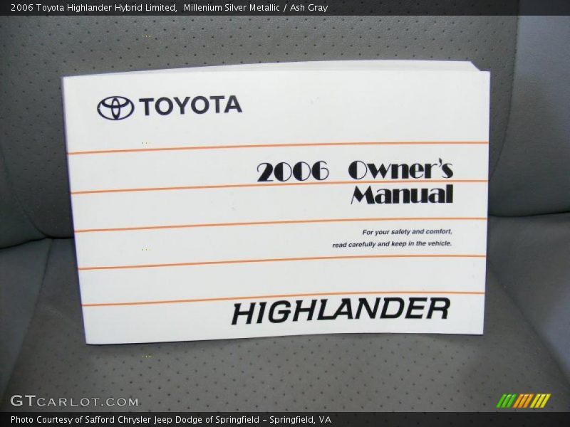 Millenium Silver Metallic / Ash Gray 2006 Toyota Highlander Hybrid Limited