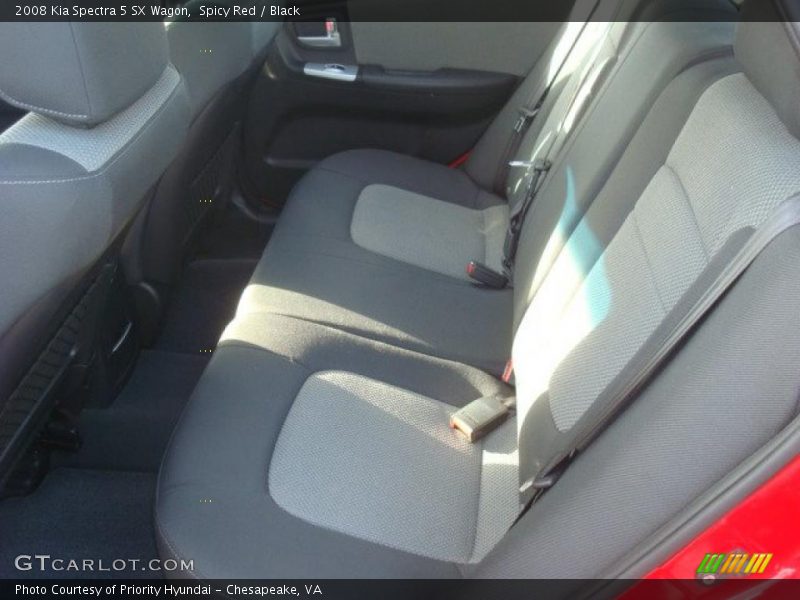 Spicy Red / Black 2008 Kia Spectra 5 SX Wagon