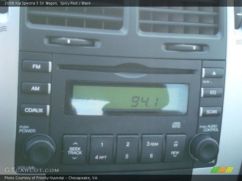 Spicy Red / Black 2008 Kia Spectra 5 SX Wagon