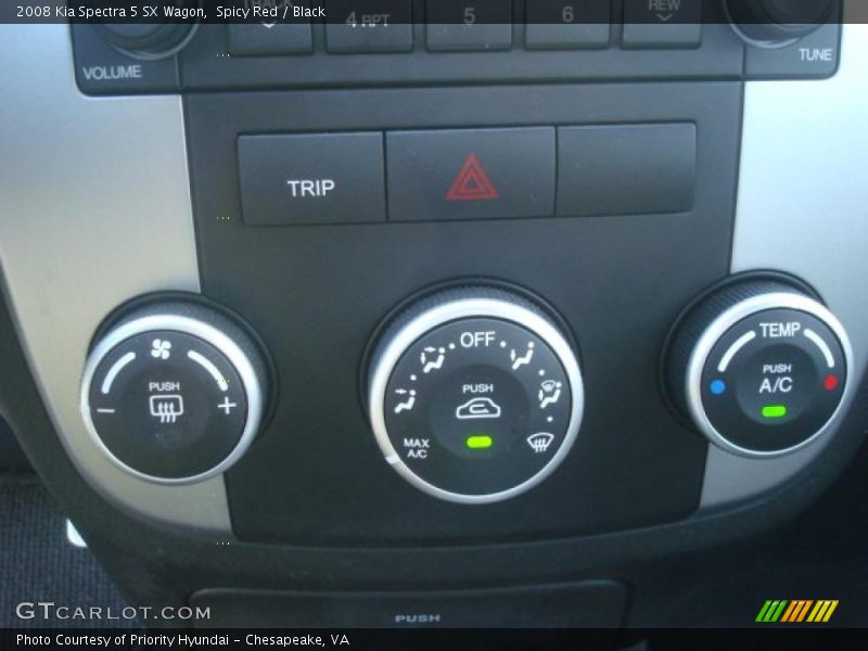 Spicy Red / Black 2008 Kia Spectra 5 SX Wagon