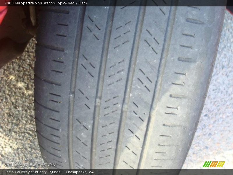 Spicy Red / Black 2008 Kia Spectra 5 SX Wagon