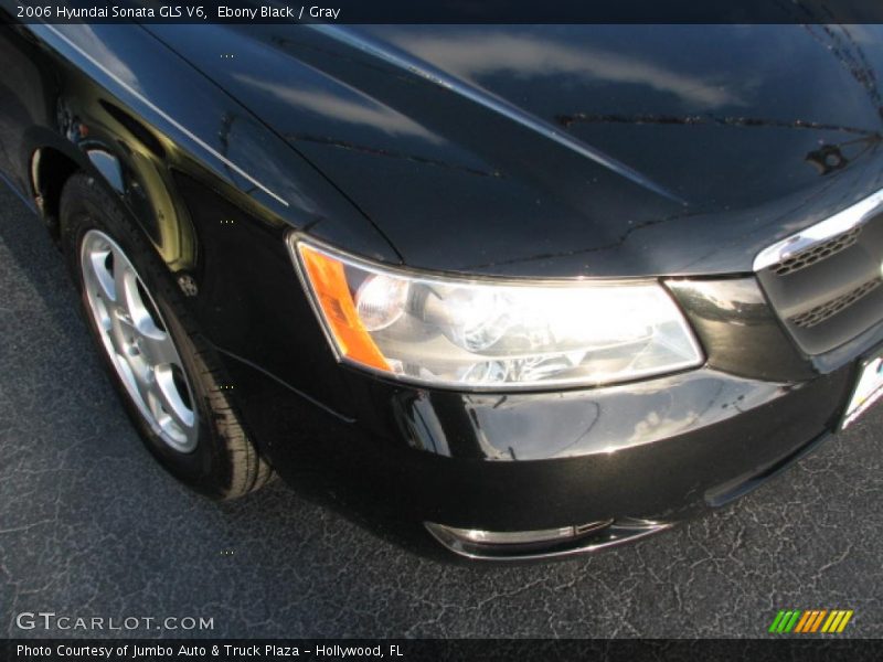 Ebony Black / Gray 2006 Hyundai Sonata GLS V6