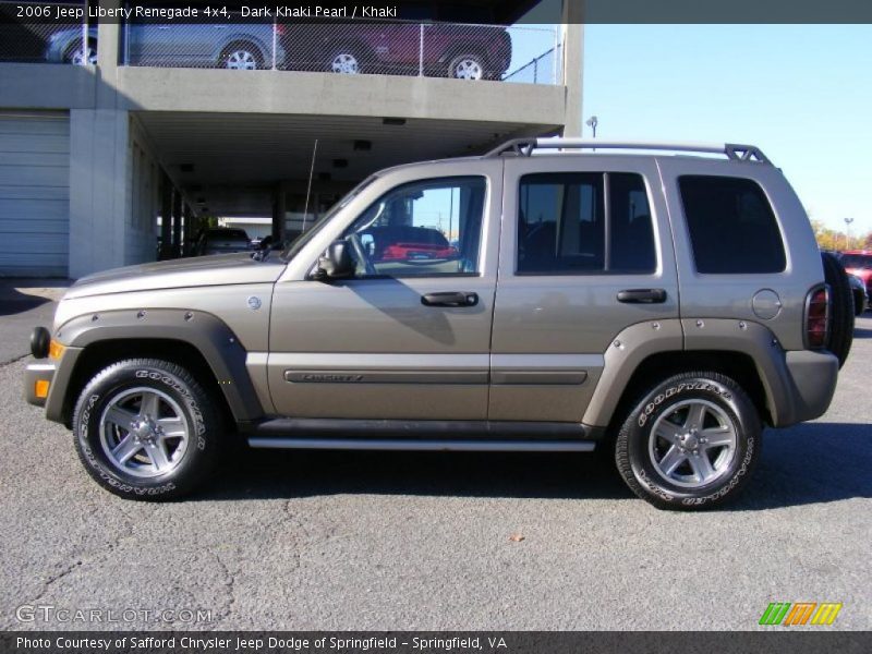 Dark Khaki Pearl / Khaki 2006 Jeep Liberty Renegade 4x4