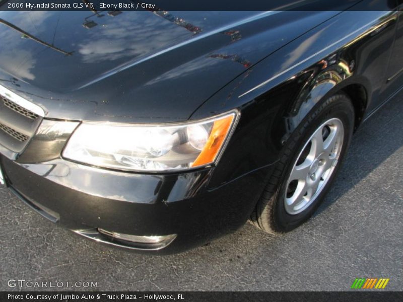 Ebony Black / Gray 2006 Hyundai Sonata GLS V6