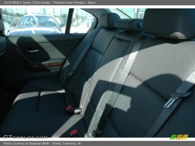 Titanium Silver Metallic / Black 2009 BMW 3 Series 328xi Sedan