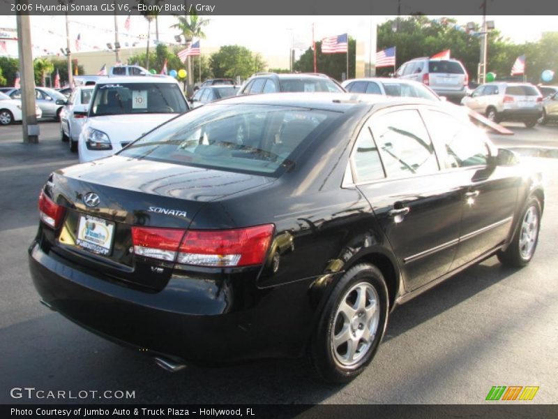Ebony Black / Gray 2006 Hyundai Sonata GLS V6