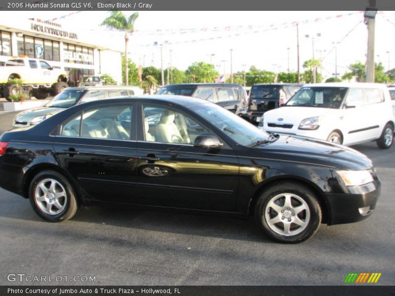 Ebony Black / Gray 2006 Hyundai Sonata GLS V6