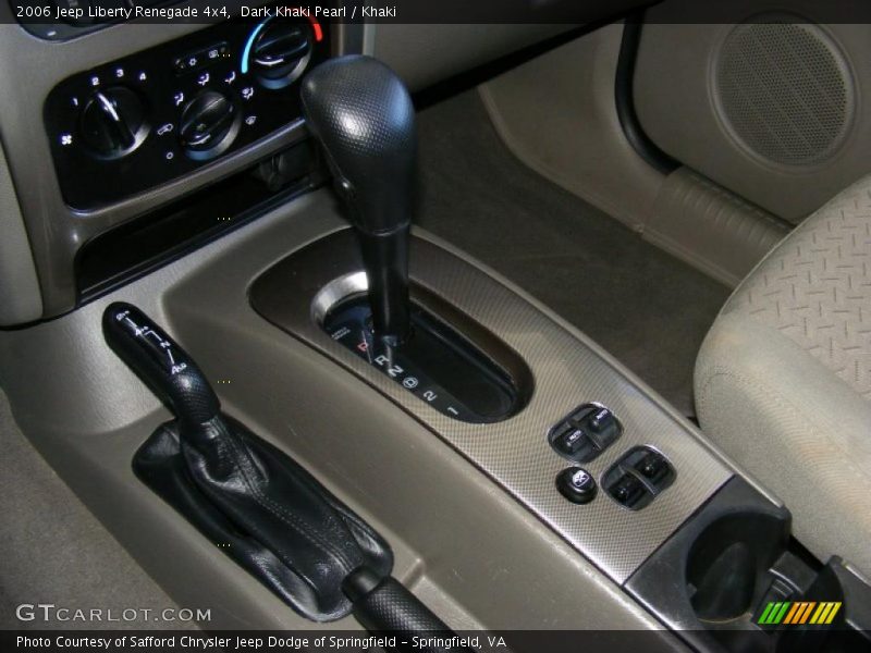 Dark Khaki Pearl / Khaki 2006 Jeep Liberty Renegade 4x4
