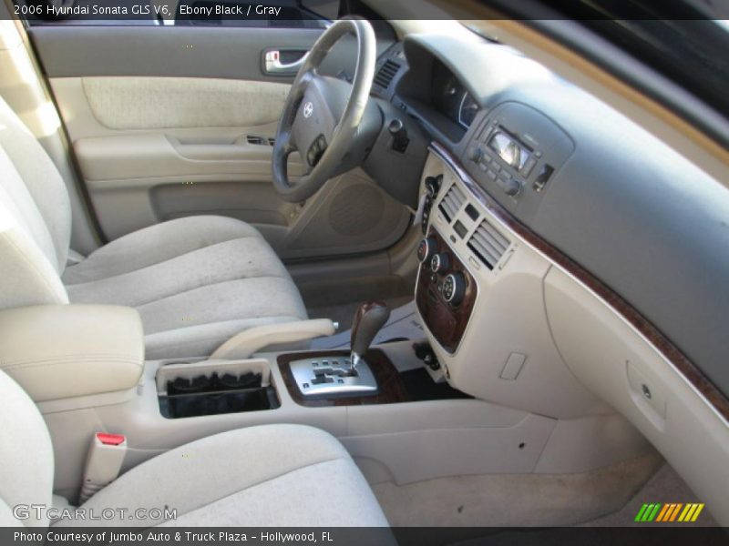 Ebony Black / Gray 2006 Hyundai Sonata GLS V6