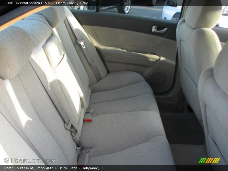 Ebony Black / Gray 2006 Hyundai Sonata GLS V6