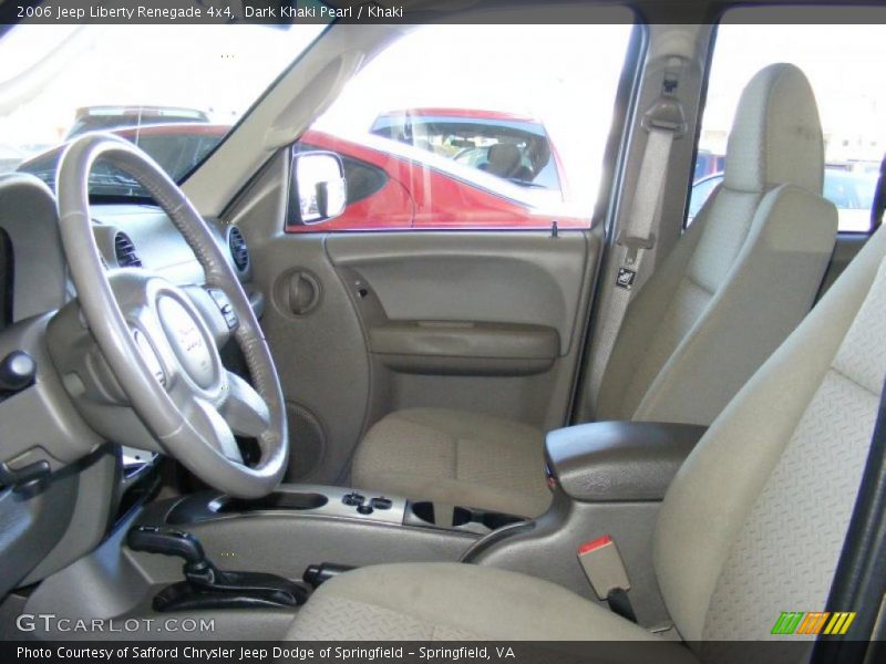Dark Khaki Pearl / Khaki 2006 Jeep Liberty Renegade 4x4