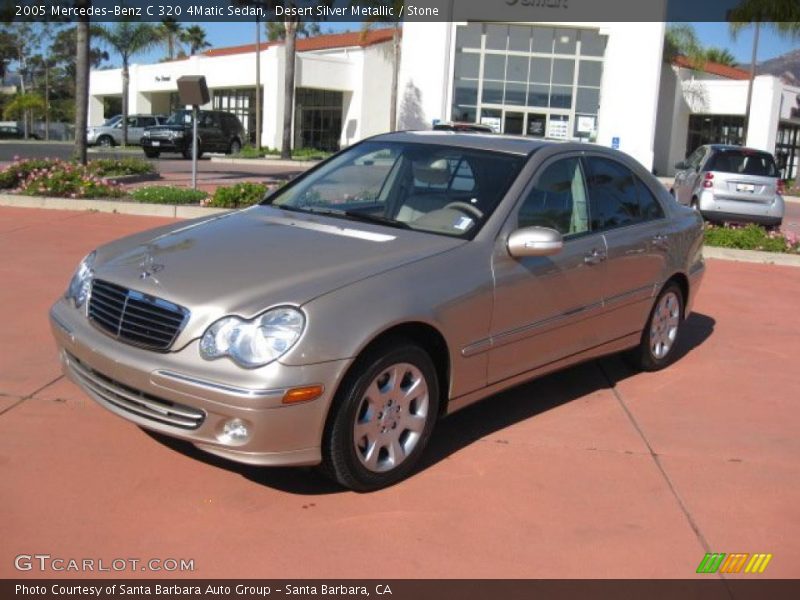 Front 3/4 View of 2005 C 320 4Matic Sedan