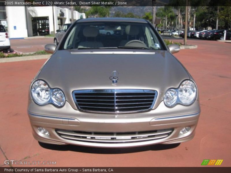 Desert Silver Metallic / Stone 2005 Mercedes-Benz C 320 4Matic Sedan