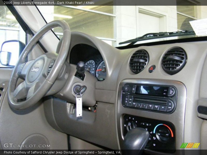 Dark Khaki Pearl / Khaki 2006 Jeep Liberty Renegade 4x4