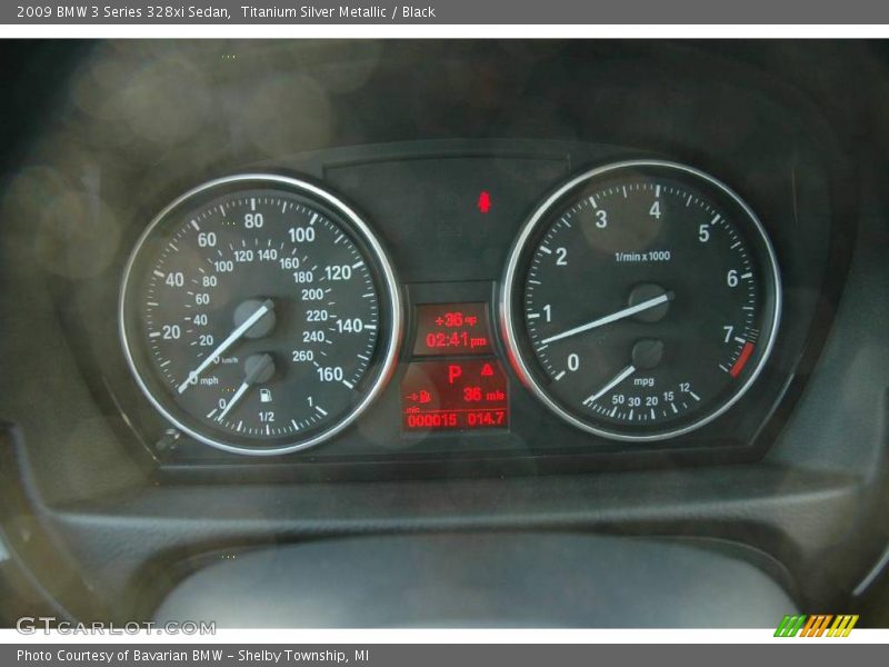 Titanium Silver Metallic / Black 2009 BMW 3 Series 328xi Sedan
