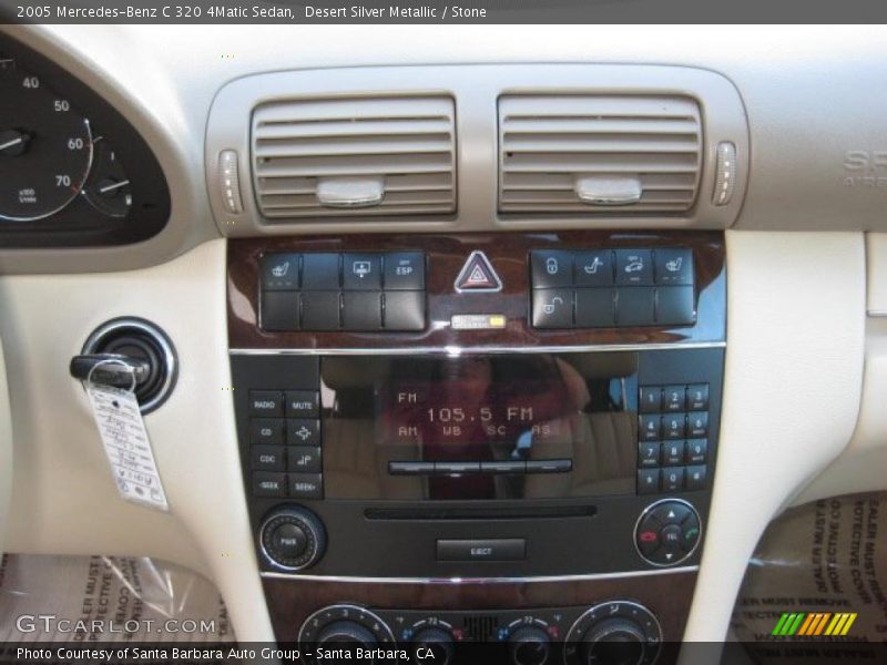 Controls of 2005 C 320 4Matic Sedan