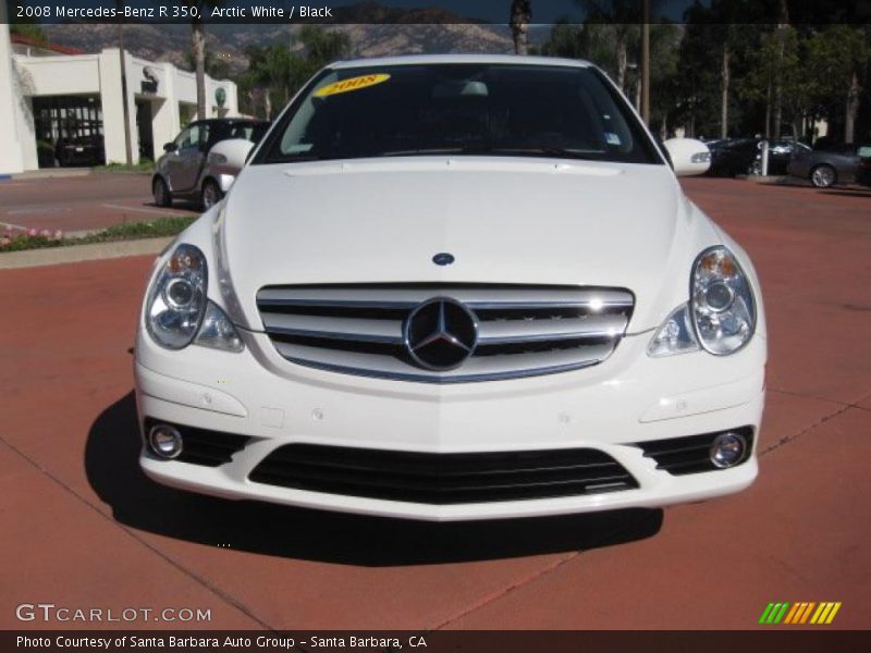 Arctic White / Black 2008 Mercedes-Benz R 350