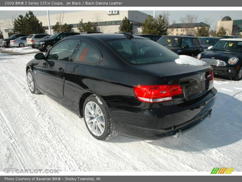 Jet Black / Black Dakota Leather 2009 BMW 3 Series 335xi Coupe