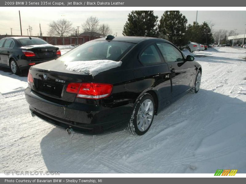 Jet Black / Black Dakota Leather 2009 BMW 3 Series 335xi Coupe