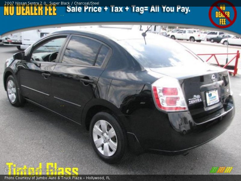 Super Black / Charcoal/Steel 2007 Nissan Sentra 2.0
