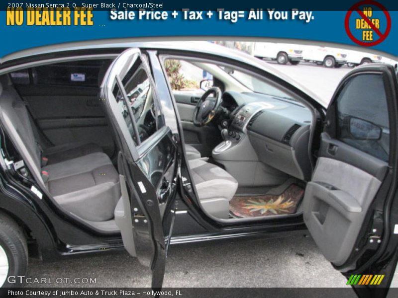Super Black / Charcoal/Steel 2007 Nissan Sentra 2.0