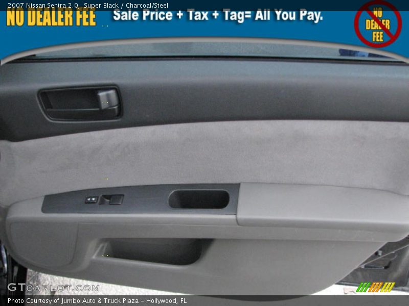 Super Black / Charcoal/Steel 2007 Nissan Sentra 2.0