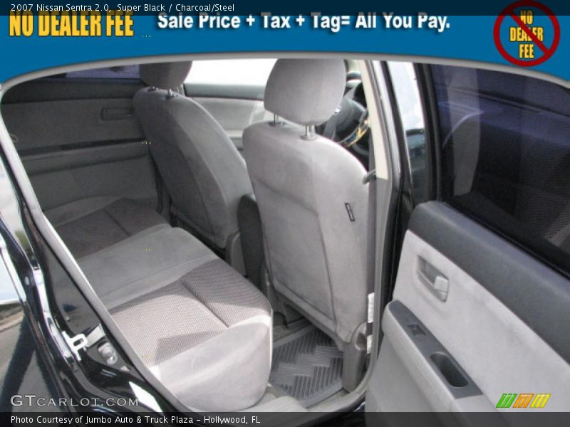 Super Black / Charcoal/Steel 2007 Nissan Sentra 2.0