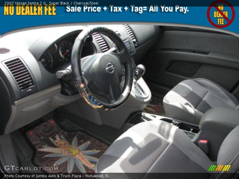 Super Black / Charcoal/Steel 2007 Nissan Sentra 2.0