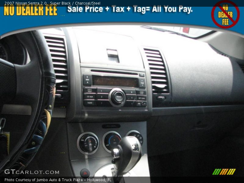 Super Black / Charcoal/Steel 2007 Nissan Sentra 2.0