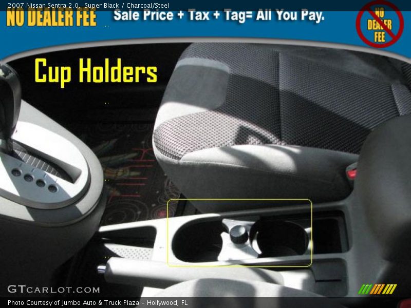 Super Black / Charcoal/Steel 2007 Nissan Sentra 2.0