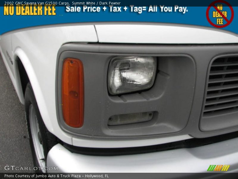 Summit White / Dark Pewter 2002 GMC Savana Van G1500 Cargo