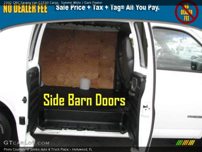 Summit White / Dark Pewter 2002 GMC Savana Van G1500 Cargo