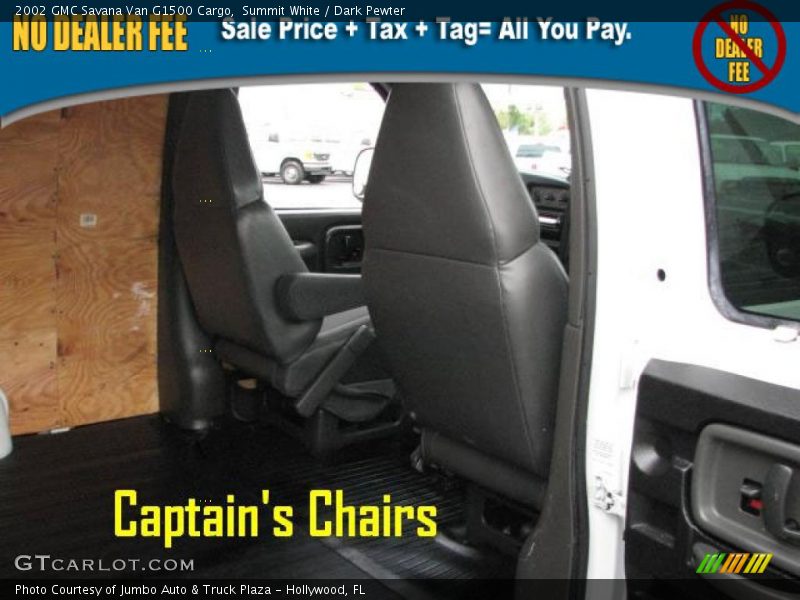 Summit White / Dark Pewter 2002 GMC Savana Van G1500 Cargo