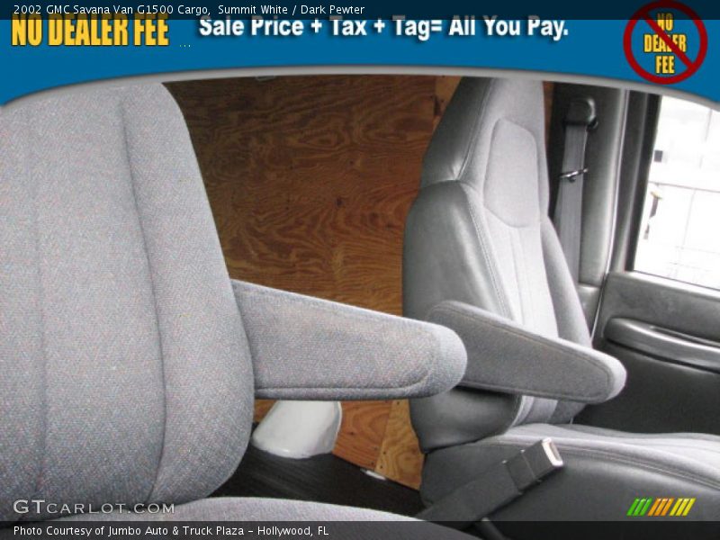Summit White / Dark Pewter 2002 GMC Savana Van G1500 Cargo