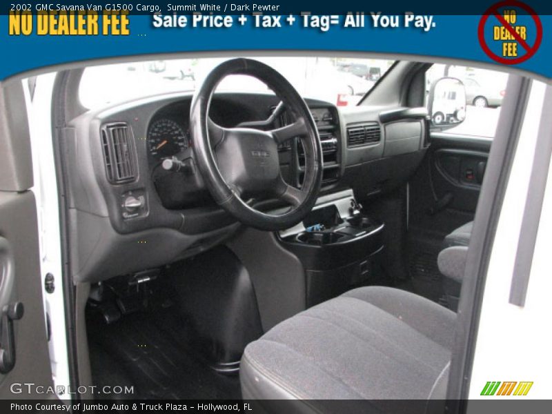 Summit White / Dark Pewter 2002 GMC Savana Van G1500 Cargo