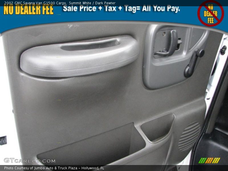 Summit White / Dark Pewter 2002 GMC Savana Van G1500 Cargo