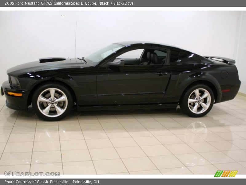Black / Black/Dove 2009 Ford Mustang GT/CS California Special Coupe